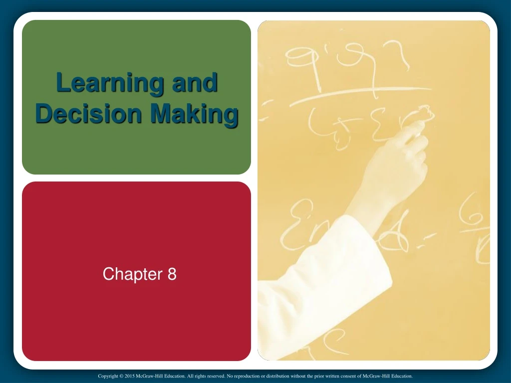 learning and decision making