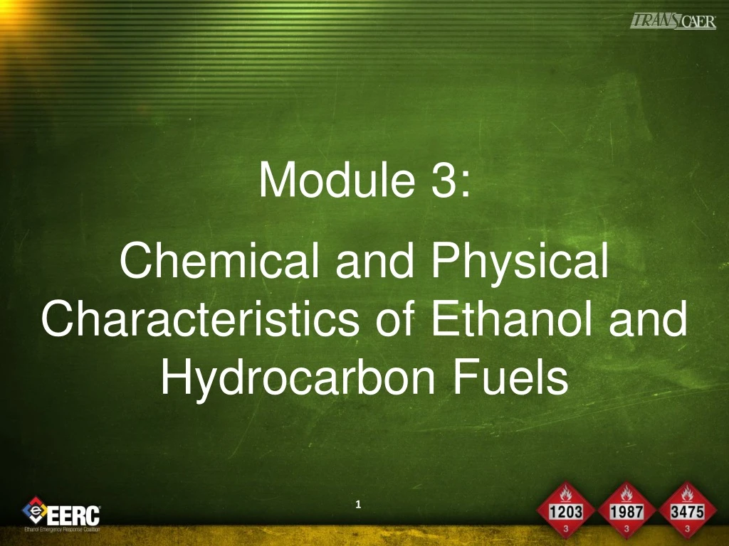 module 3 chemical and physical characteristics