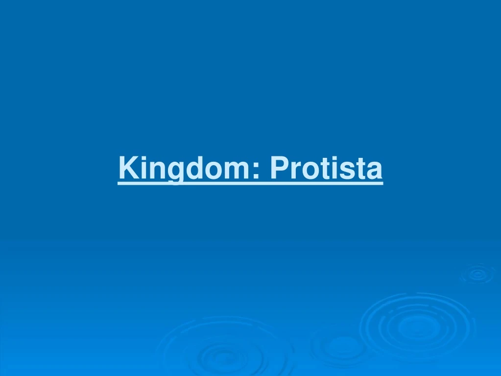 PPT - Kingdom: Protista PowerPoint Presentation, Free Download - ID:9129386