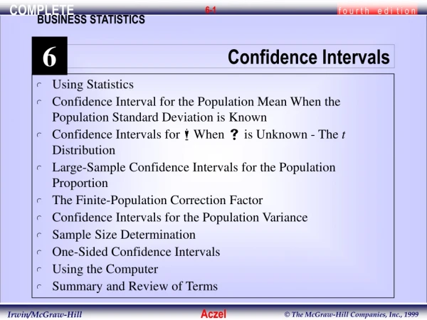 Using Statistics