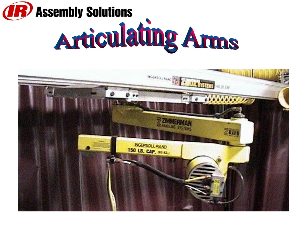 articulating arms