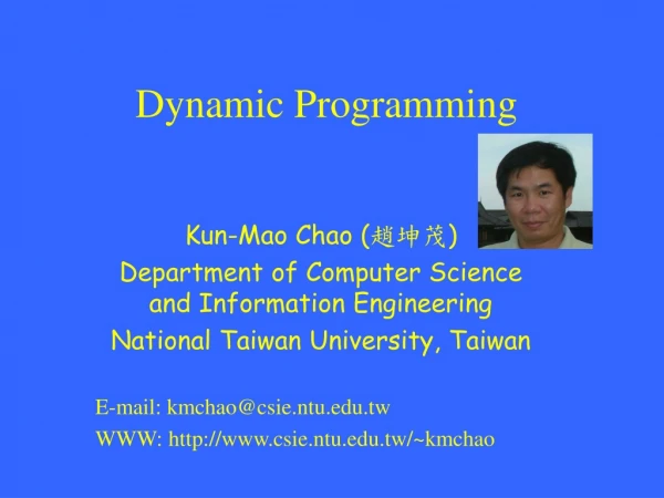 Dynamic Programming