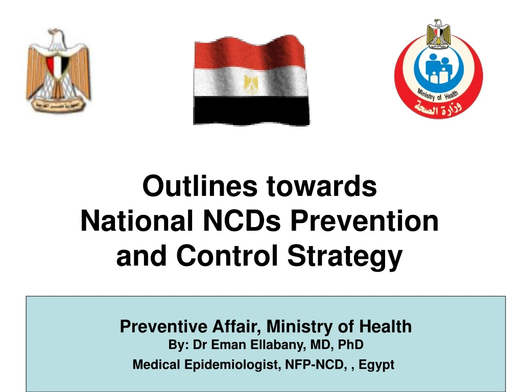 outlines towards national ncds prevention and control strategy