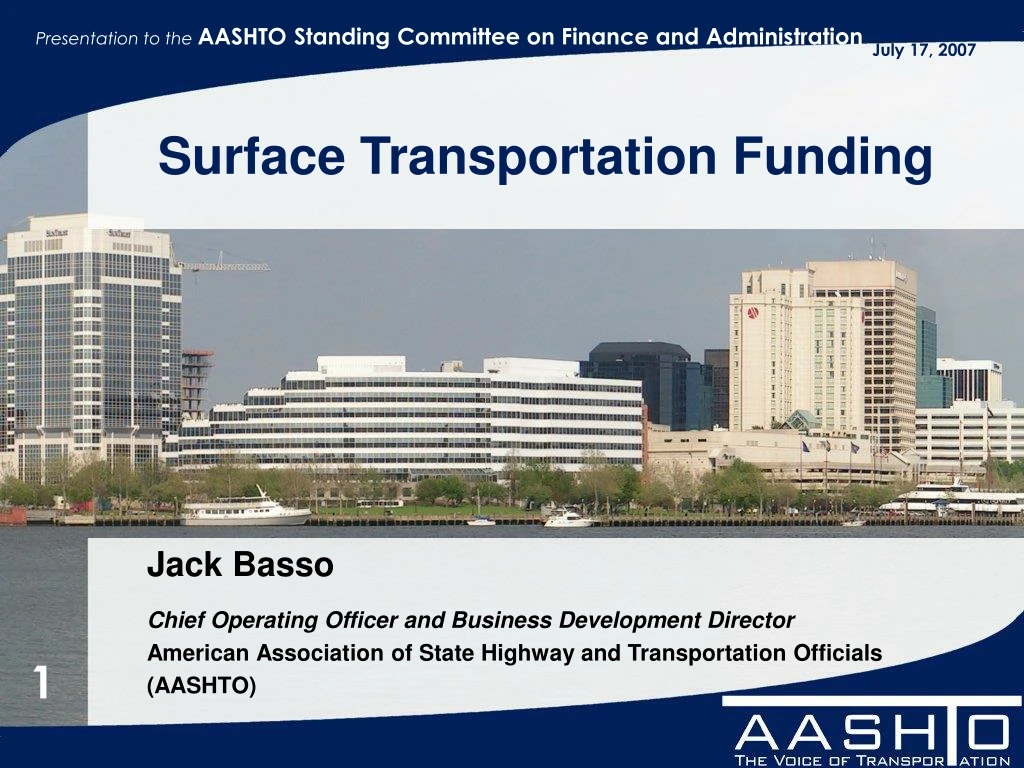 surface transportation funding