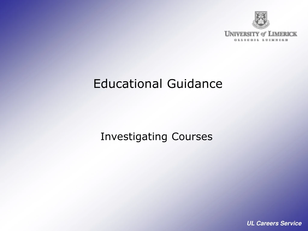 educational guidance