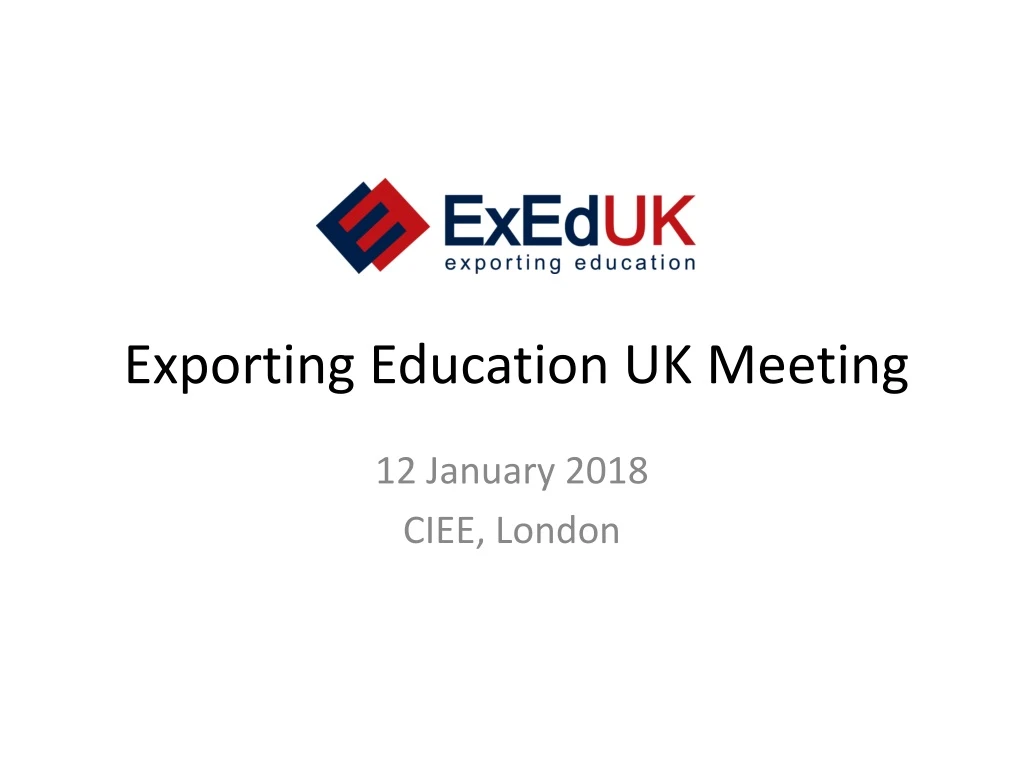 exporting education uk meeting