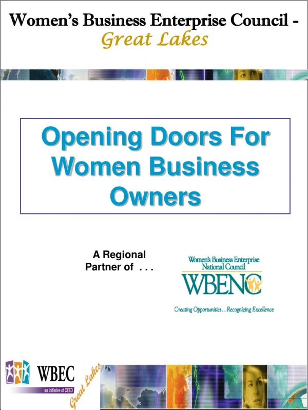 Opening Doors For Women Business Owners
