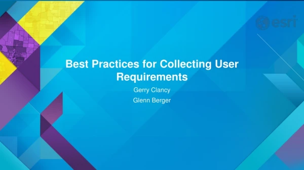 Best Practices for Collecting User Requirements
