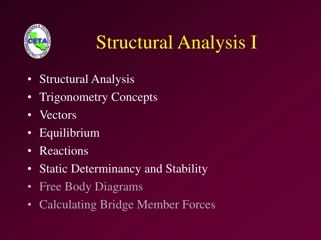 structural analysis i