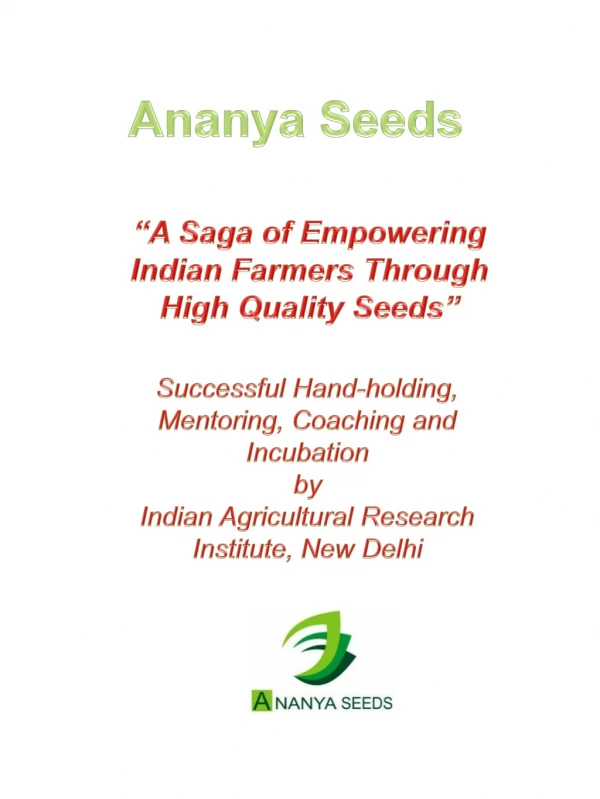 Ananya  Seeds