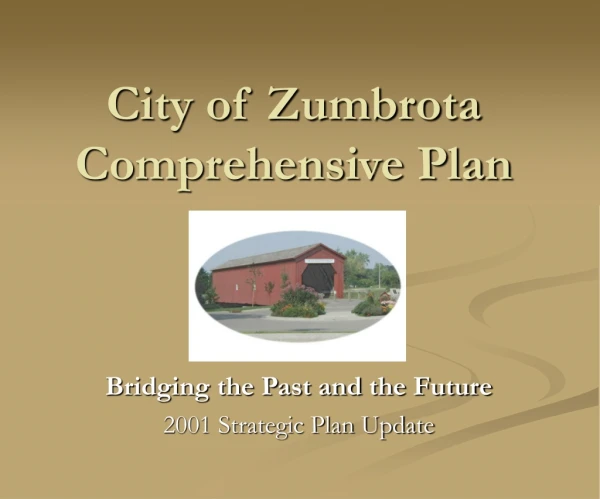 City of Zumbrota Comprehensive Plan
