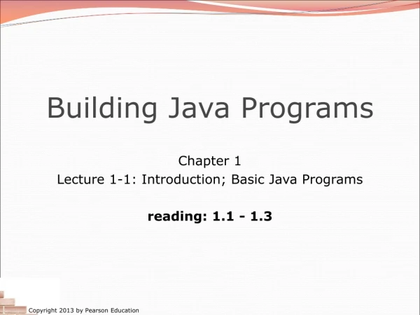 Building Java Programs