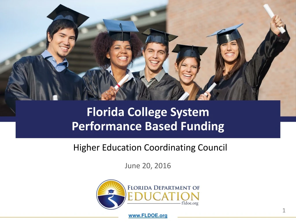 florida college system performance based funding