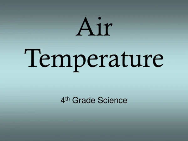 Air Temperature