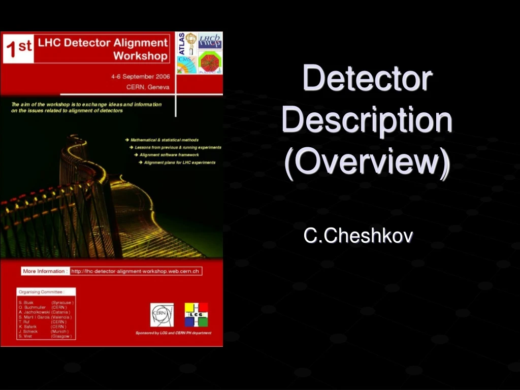 detector description overview