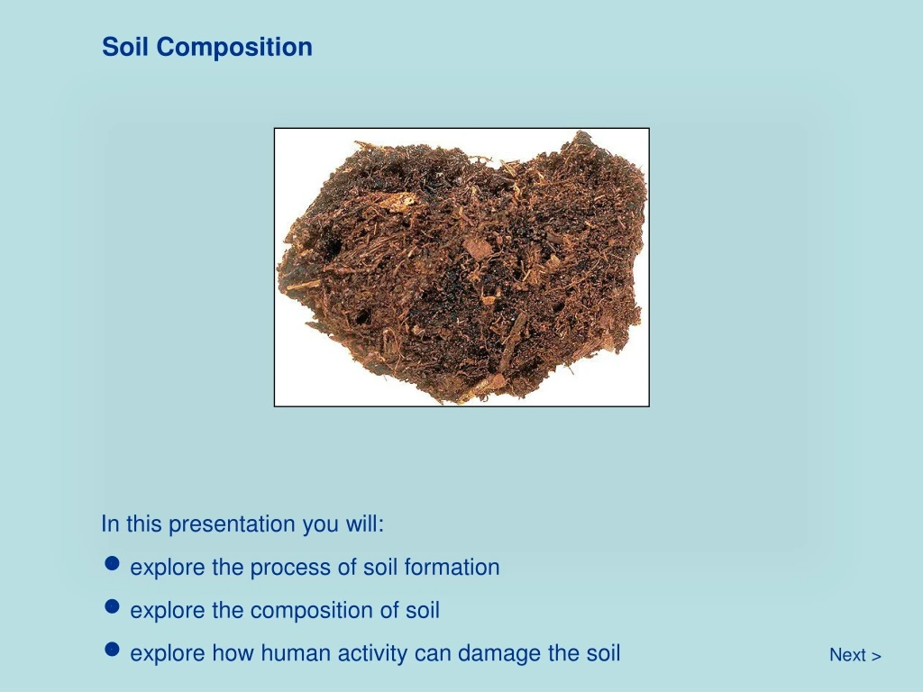soil composition