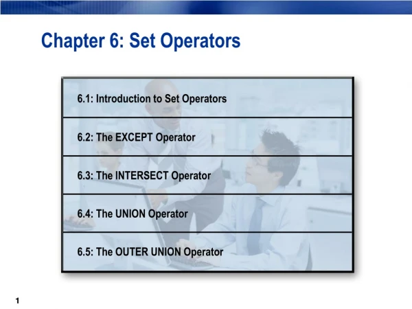 Chapter 6: Set Operators