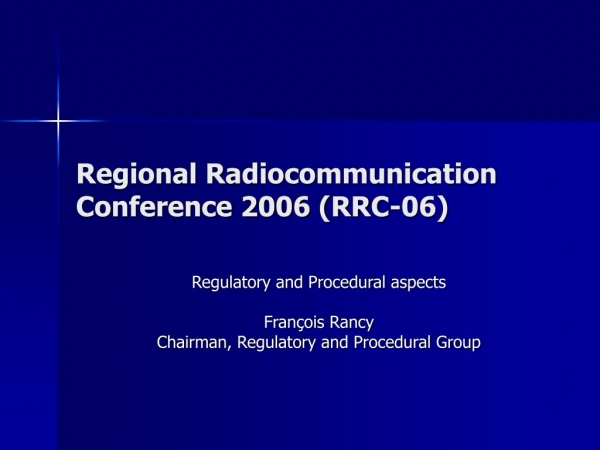 Regional Radiocommunication Conference 2006 (RRC-06)