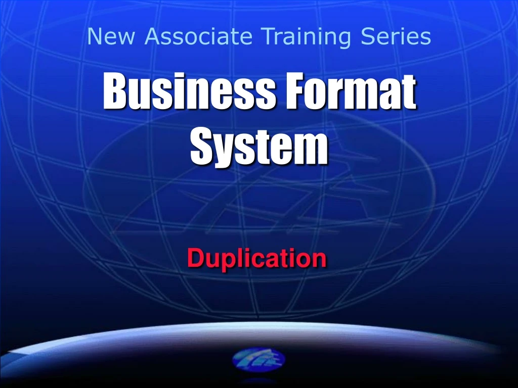 business format system