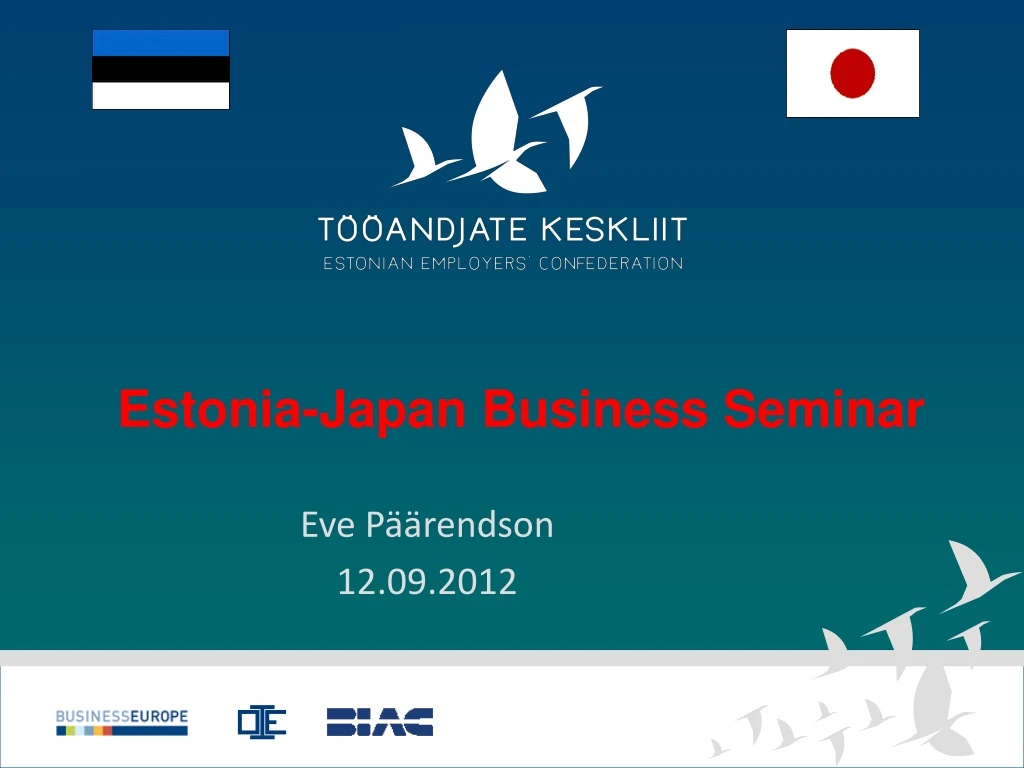 estonia japan business seminar