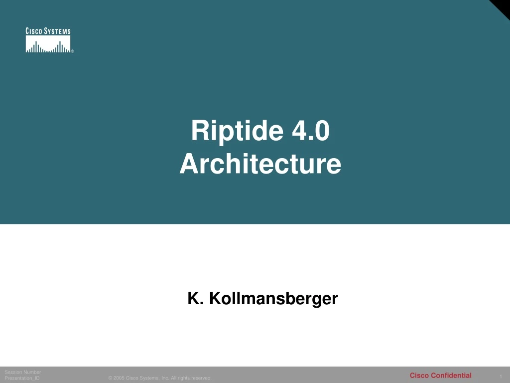 riptide 4 0 architecture