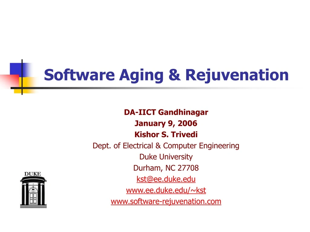 software aging rejuvenation