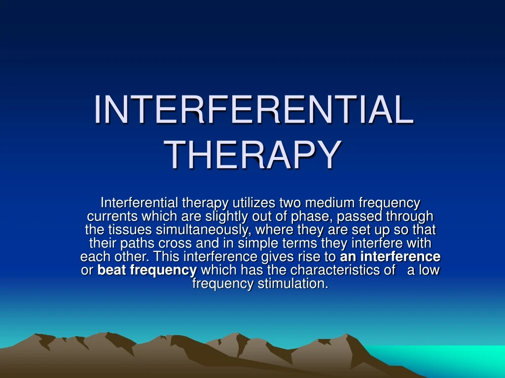 interferential therapy