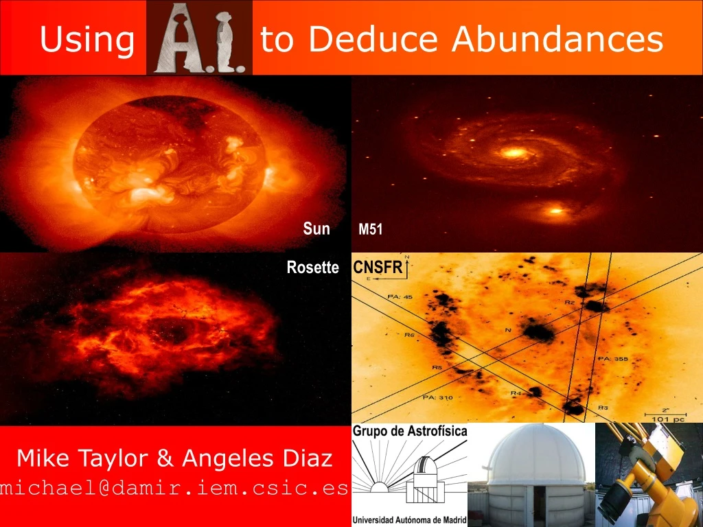 using to deduce abundances
