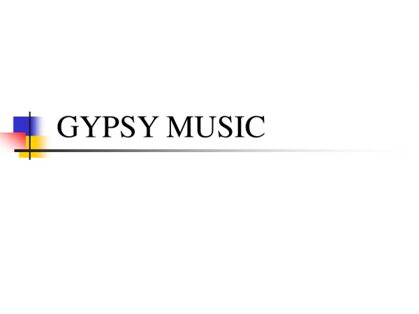 GYPSY MUSIC