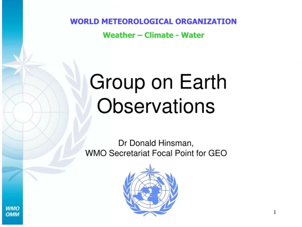 Group on Earth Observations