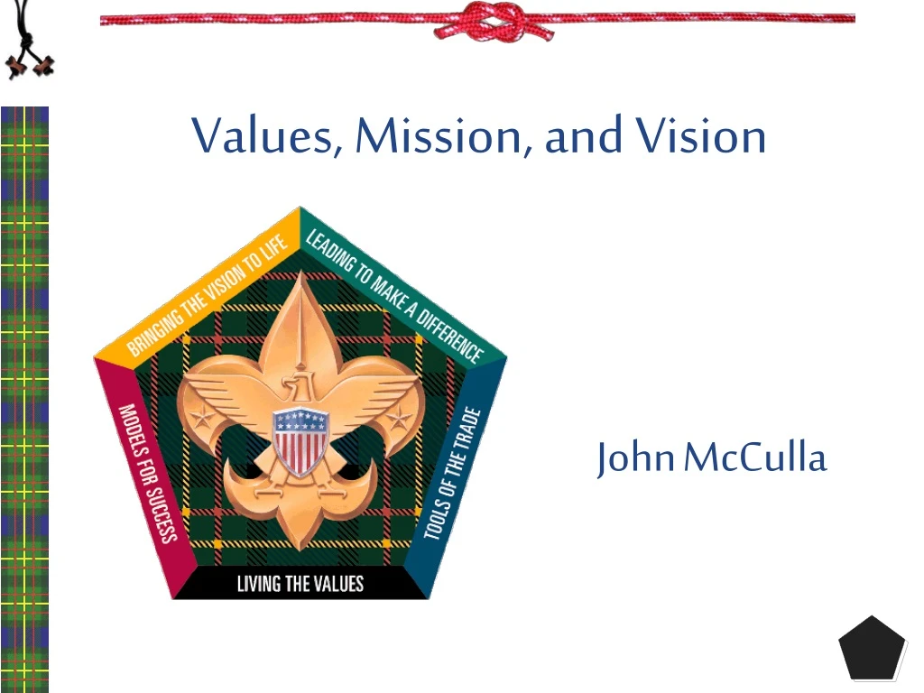 values mission and vision