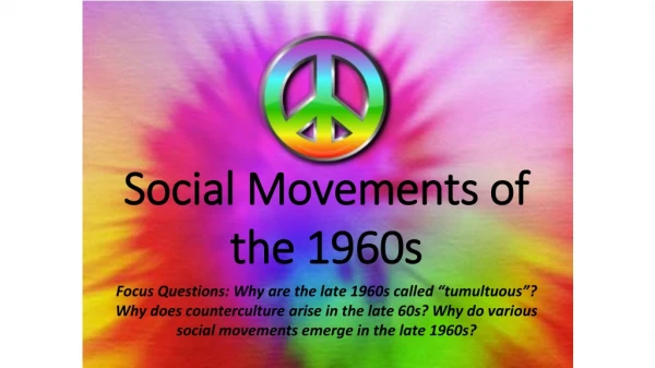 Social Movements of the 1960s
