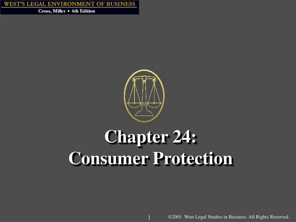 chapter 24 consumer protection