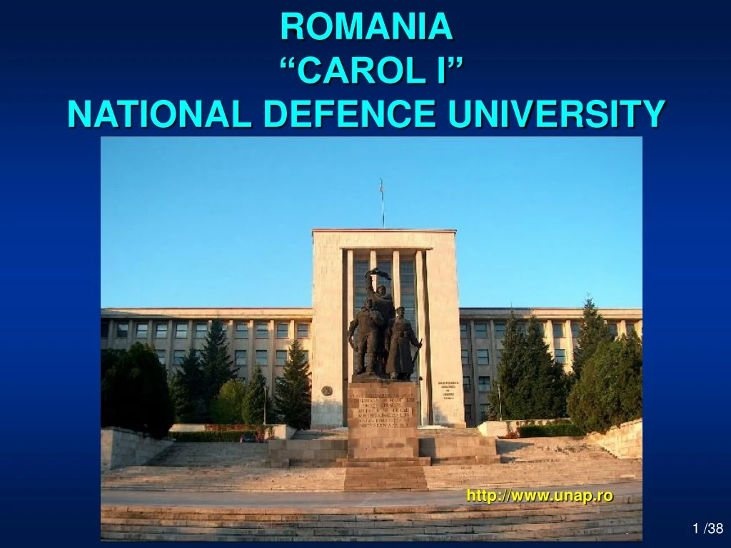 romania carol i national defence university