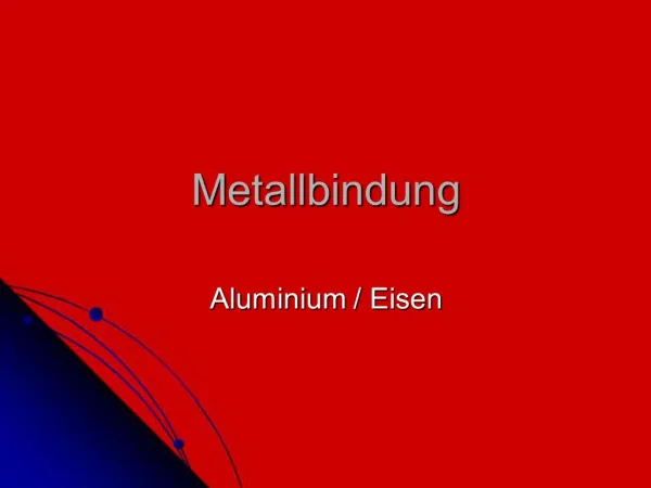 Metallbindung