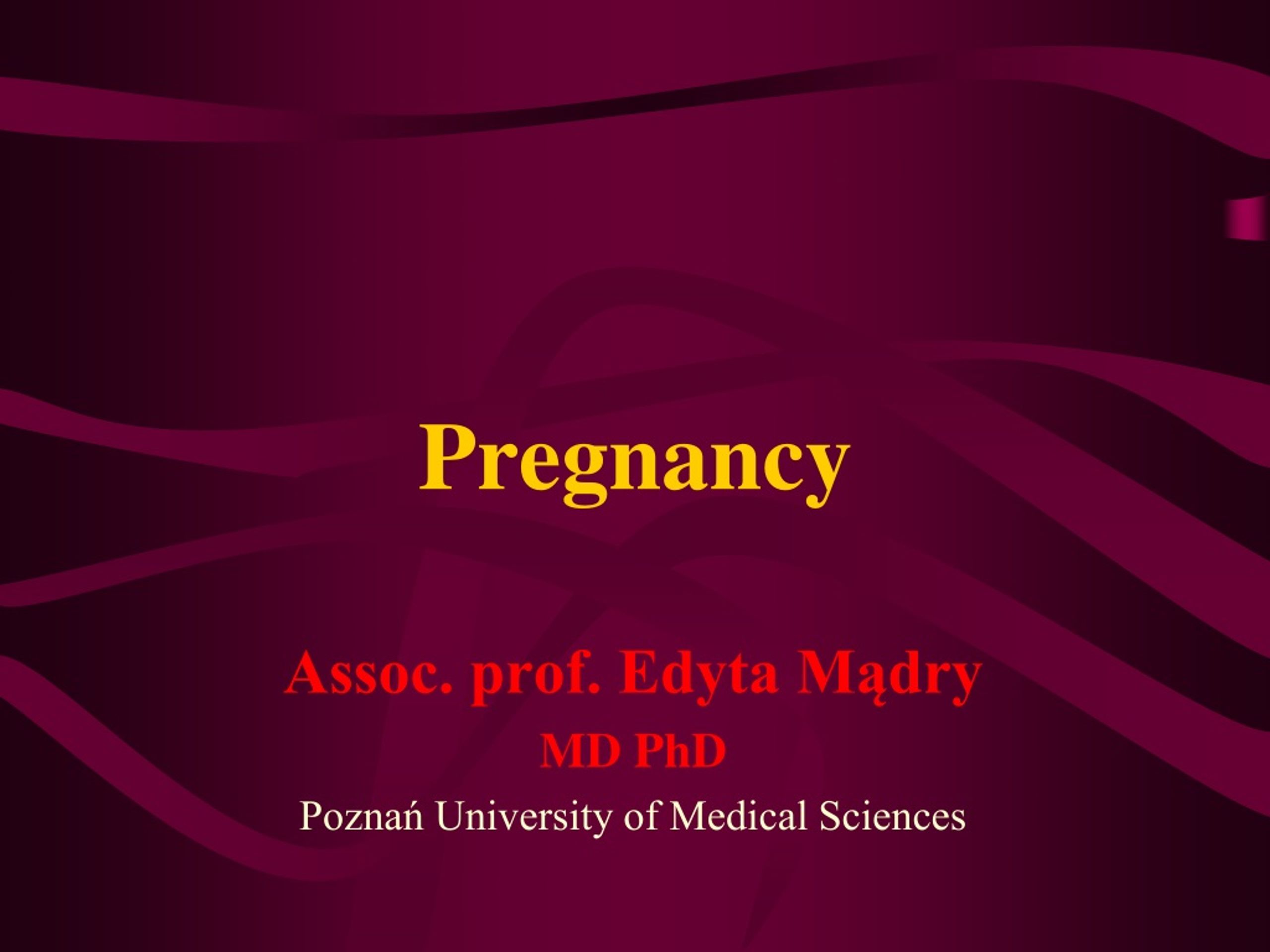 Pregnancy: Conception to Birth - slide 1