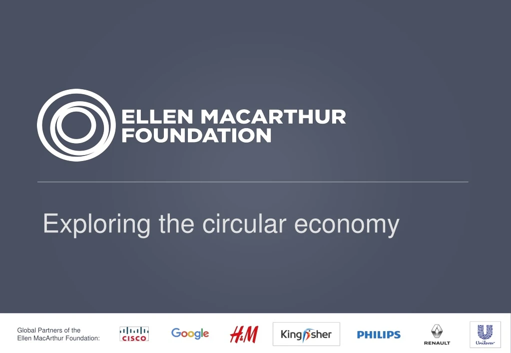 exploring the circular economy