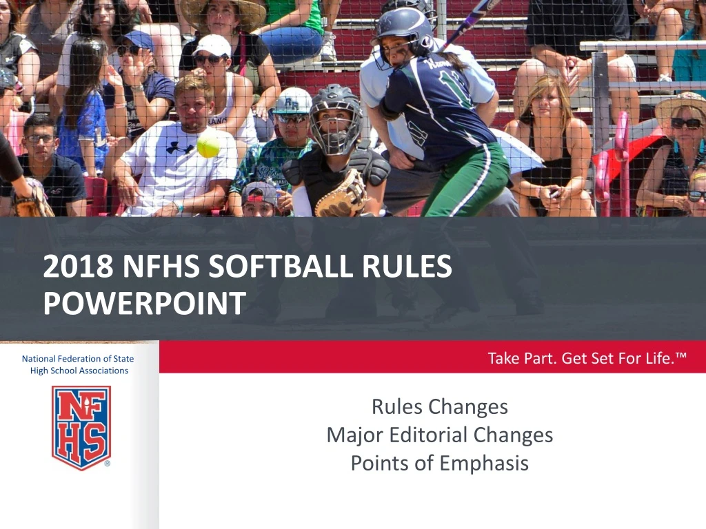 2018 nfhs softball rules powerpoint