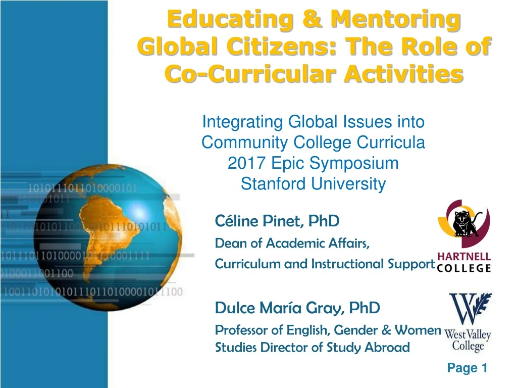 educating mentoring global citizens the role