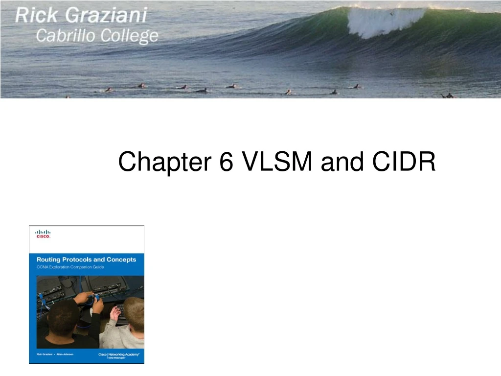 chapter 6 vlsm and cidr