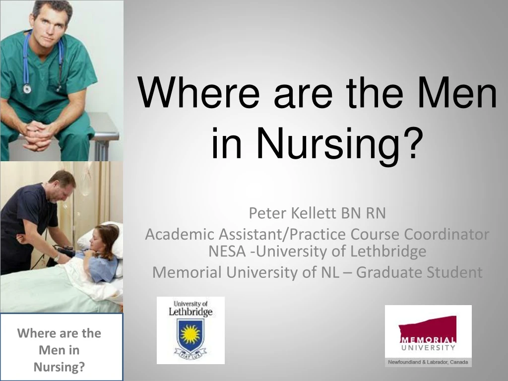 where are the men in nursing