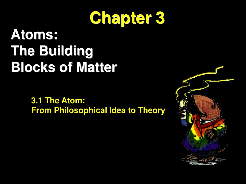 the atom from philosophical idea to theory
