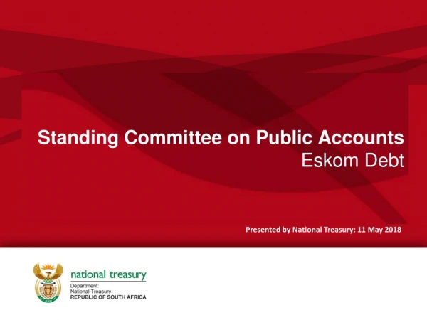 Standing Committee on Public Accounts Eskom Debt
