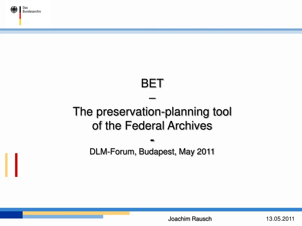 bet the preservation planning tool of the federal