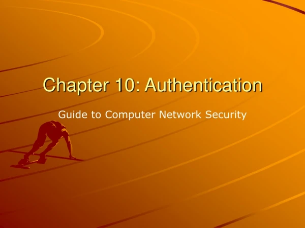Chapter 10: Authentication