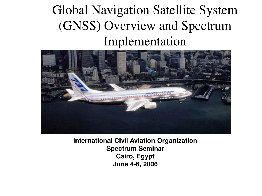 global navigation satellite system gnss overview