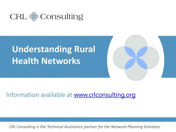 Understanding Rural Health Networks
