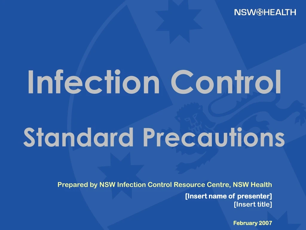 infection control standard precautions