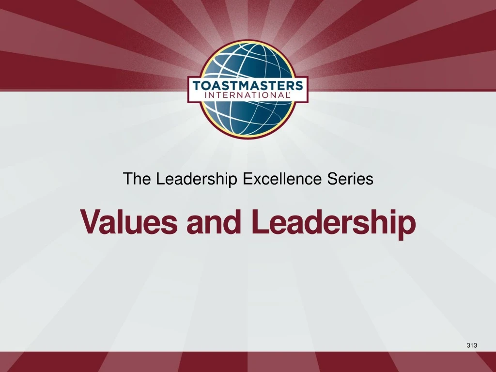 the leadership excellence series