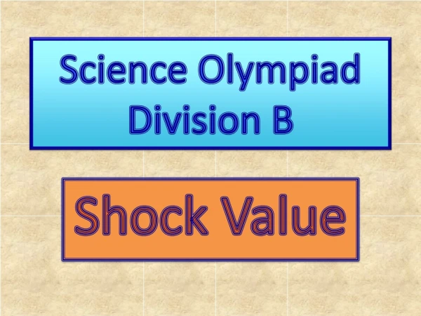 Science Olympiad Division B